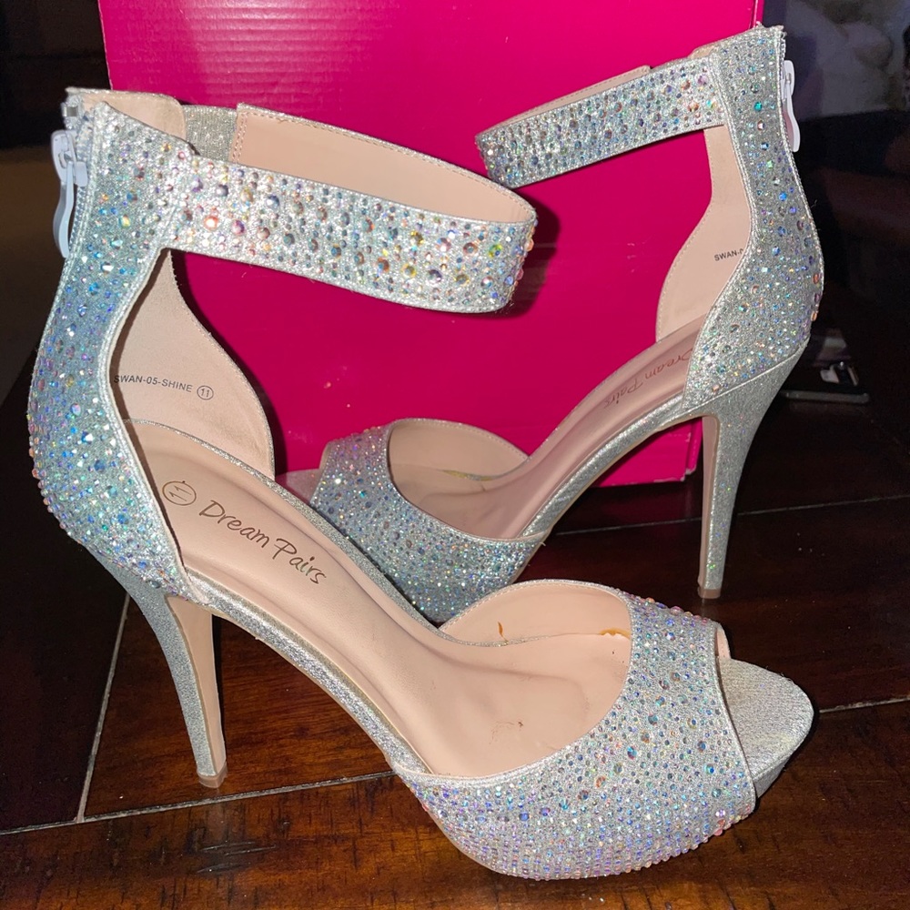 Glitter heels